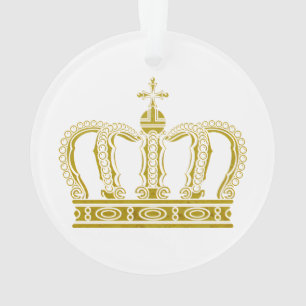 Ornamento Ouro Crown + suas ideias