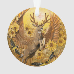 Ornamento Ouro Fede Mule Deer