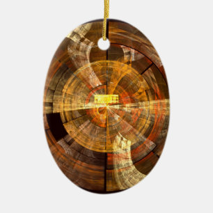 Ornamento Oval de Abstrato de Integridade