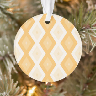 Ornamento Padrão de diamante amarelo