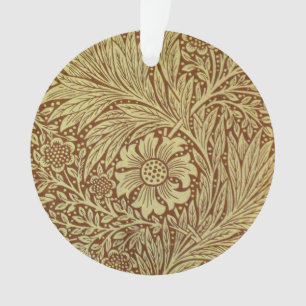 Ornamento Padrão de Flor Antiga Marigold de William Morris