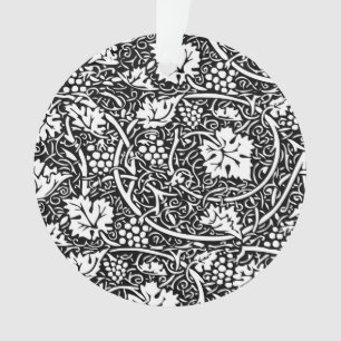 Ornamento Padrão de Forma de Papel de Carteira Floral Vinta