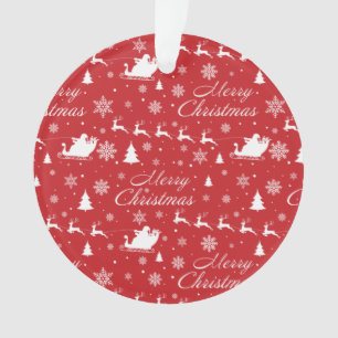 Ornamento Padrão de Natal