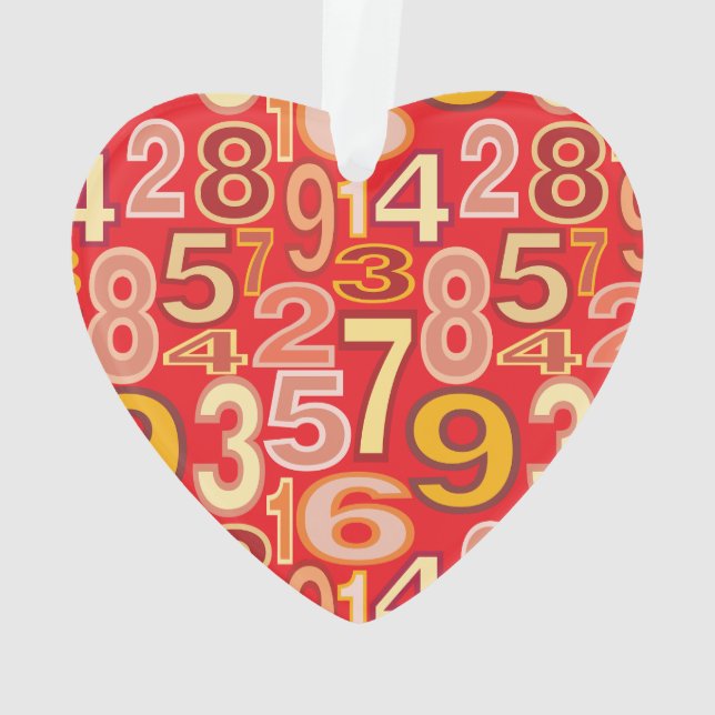 Ornamento Padrão de número (Verso)