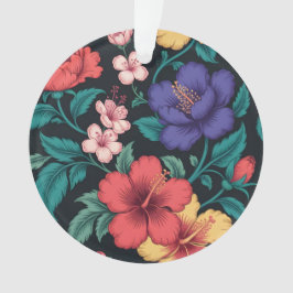 Ornamento Padrão de repetição de flor silvestre