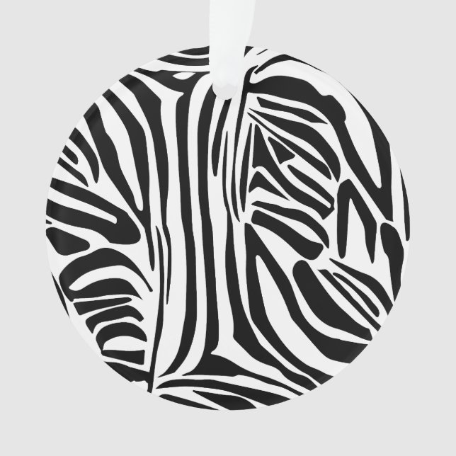 Ornamento Padrão de zebra (Frente)