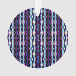 Ornamento Padrão Roxo Único