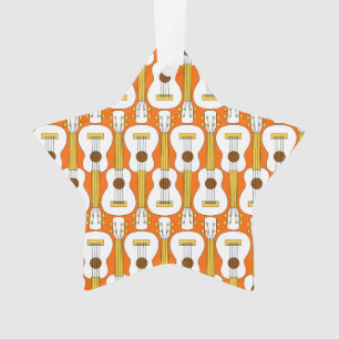 Ornamento Padrão Vertical Ukulele