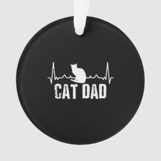 Ornamento Pai de gato para dia de os pais | Produto de Retro