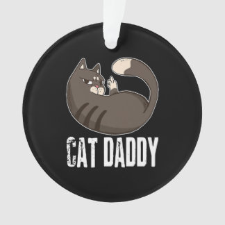 Ornamento Pai de gatos | Frio De Gato Engraçado Para Dia de 