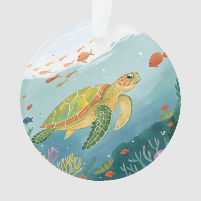 Ornamento Painting Turtle (Frente)