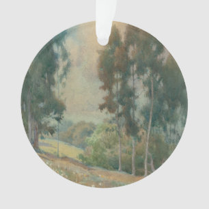 Ornamento Paisagem primavera (1911) Serene Watercolor Scener