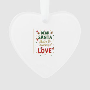 Ornamento Papai Noel Qual é o significado do Amor Design Fei