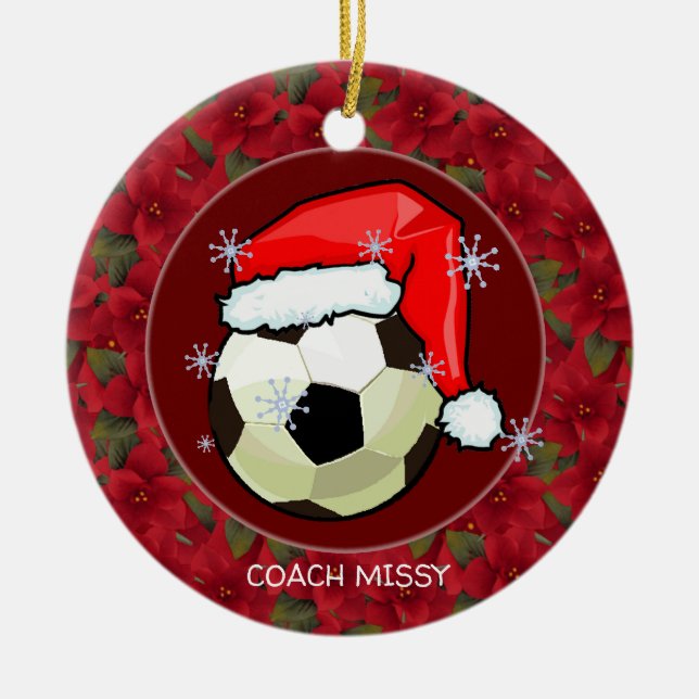 Ornamento - papai noel Soccerball (Frente)