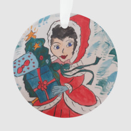 Ornamento Papais noeis Auxiliares no Natal