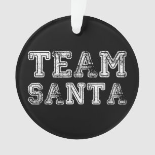 Ornamento Papais noeis da equipe Feliz Natal