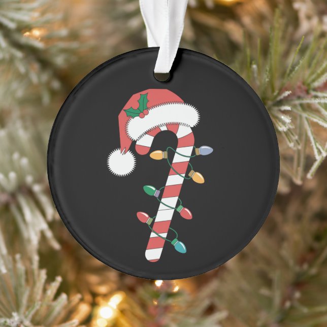 Ornamento Papais noeis de Canas de Natal Kids de Natal (Árvore)