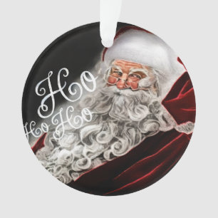 Ornamento Papais noeis Desenhados De Chalk Ho Ho Ho Holiday
