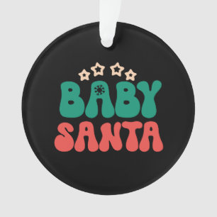 Ornamento Papais noeis para bebês presentes no Natal