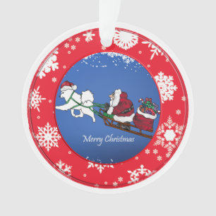 Ornamento Papais noeis "Reindeer" Samoiados
