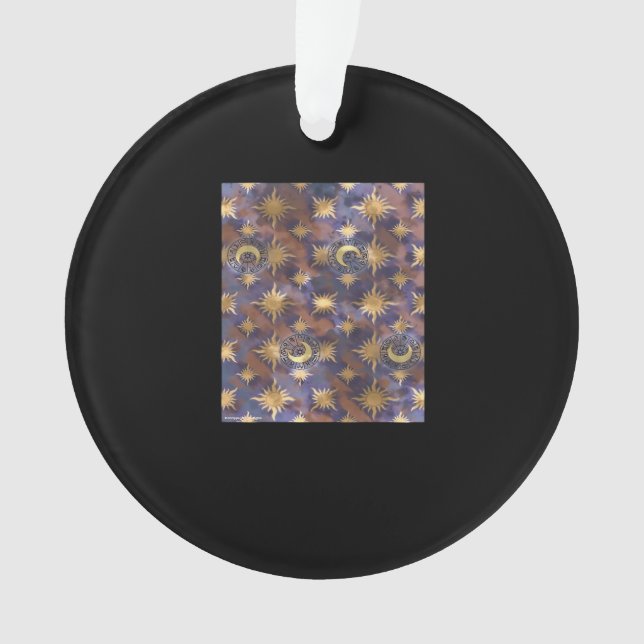 Ornamento Papel de parede de Whimsigoth com dificuldades (Frente)