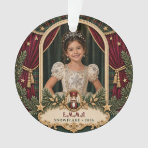 Ornamento papel personalizado no ballet do Quebra-Nozes foto