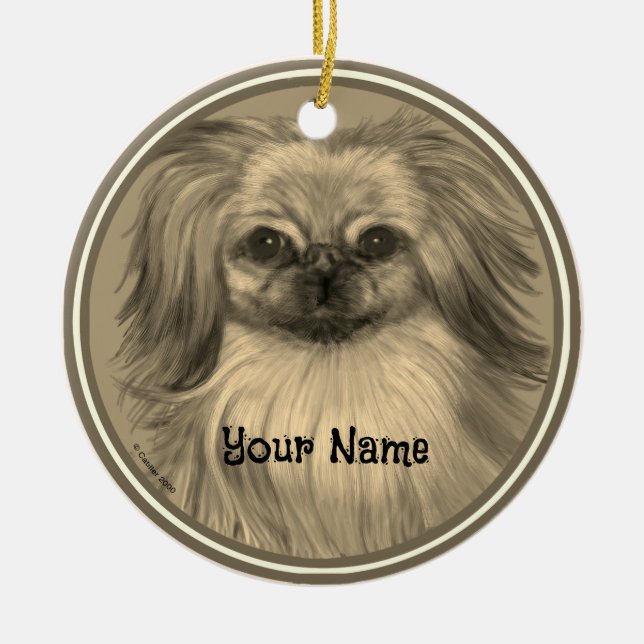 Ornamento para cães Rondo Pekingese (Frente)