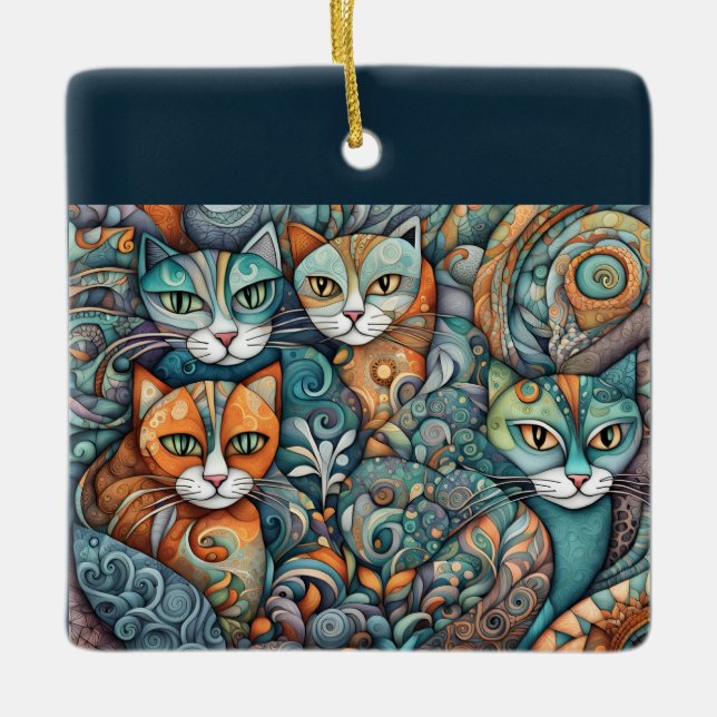 ornamento para gatos calmantes (Frente)