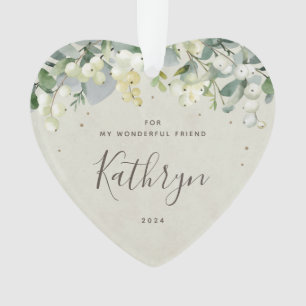 Ornamento Para Meu Amigo De Natal Não Fotográfico