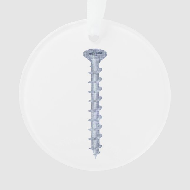 Ornamento Parafuso para Madeira (Frente)