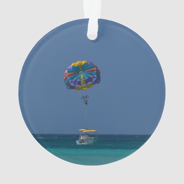 Ornamento Parasailing colorido (Verso)