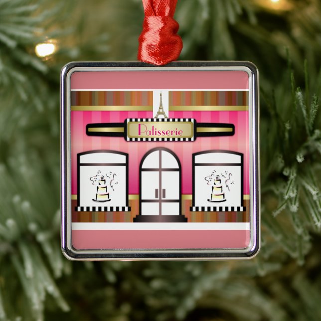 Ornamento Paris da Torre Eiffel, Patisserie france (Árvore)