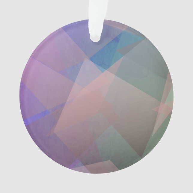 Ornamento Partículas voadoras de abstrato | Formas geométric (Frente)