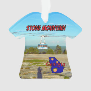 Ornamento Passeio de Skyride no topo da Stone Mountain