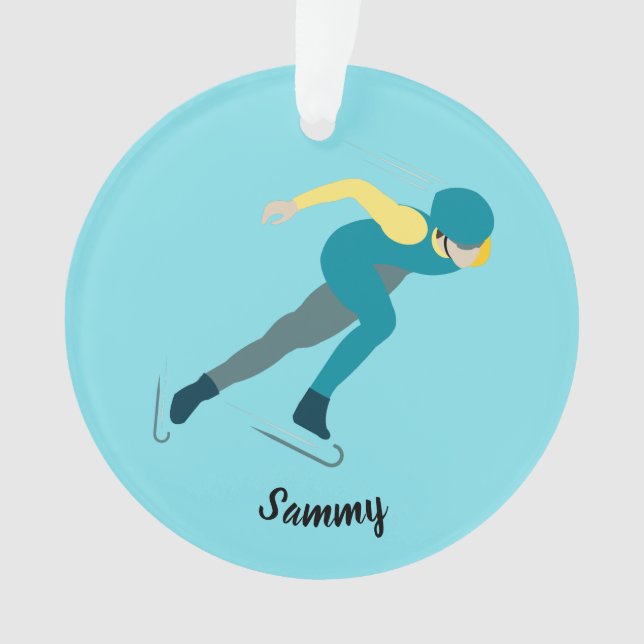 Ornamento Patinação de velocidade (Frente)