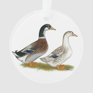 Ornamento Patos: Prata