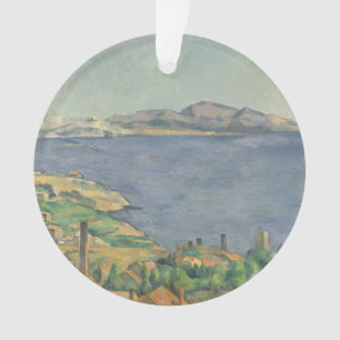 Ornamento Paul Cezanne o golfo de Marselha visto de L