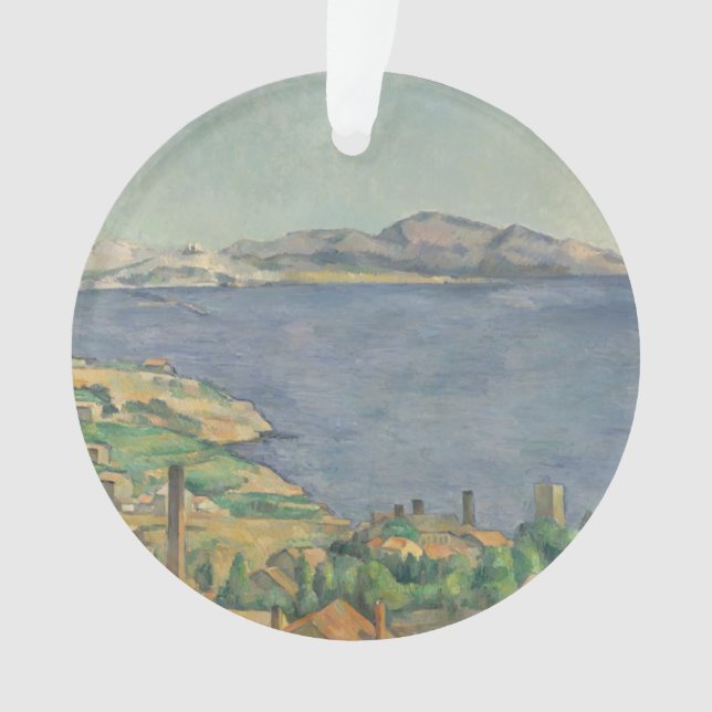 Ornamento Paul Cezanne | o golfo de Marselha visto de L (Frente)