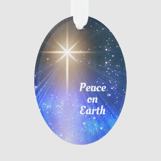 Ornamento Paz na Terra, Estrela do Natal de Belém (Frente)