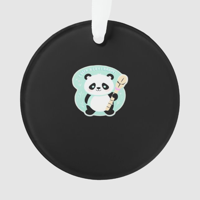 Ornamento Peekabo Panda (Frente)