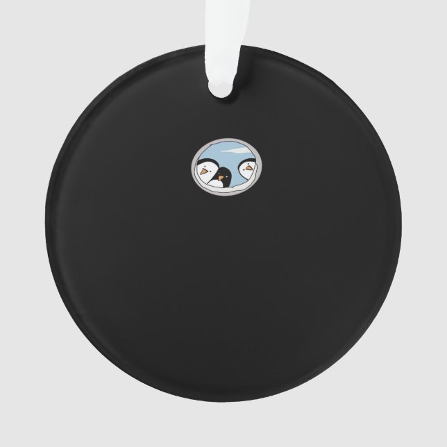 Ornamento Peekabo Penguins (Frente)