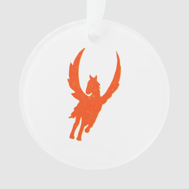 Ornamento Pegasus/cavalo voado (Frente)