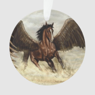 Ornamento Pegasus na asa