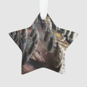 Ornamento Penas Selvagens Turcas I Abstrato Nature Design