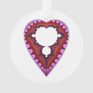 Ornamento Pendente do coração de Mandelbrot