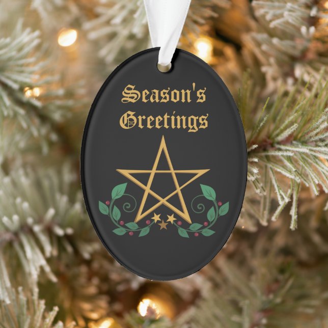Ornamento Pentacle Star Witchy Ornament (Árvore)
