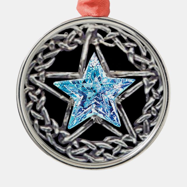 Ornamento Pentagram Crystal Star (Frente)