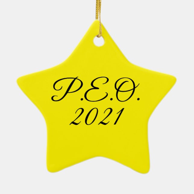 Ornamento PEO Star 2021 (Verso)