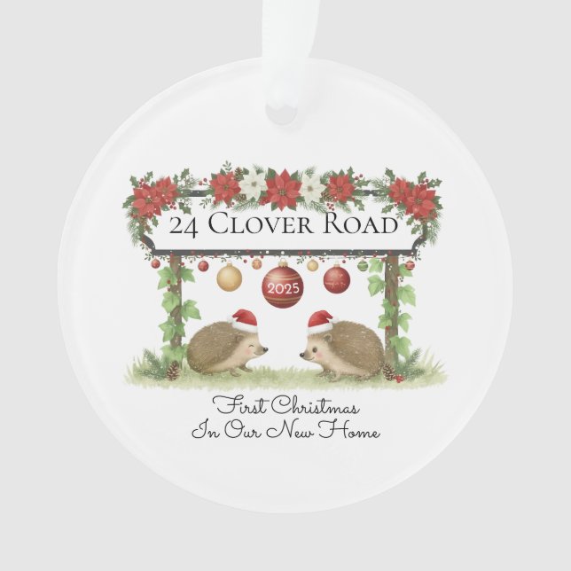 Ornamento Personalised 2025 Christmas Ornament (Frente)