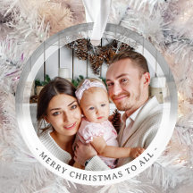 Personalizada com duas fotos minimalista moderna e